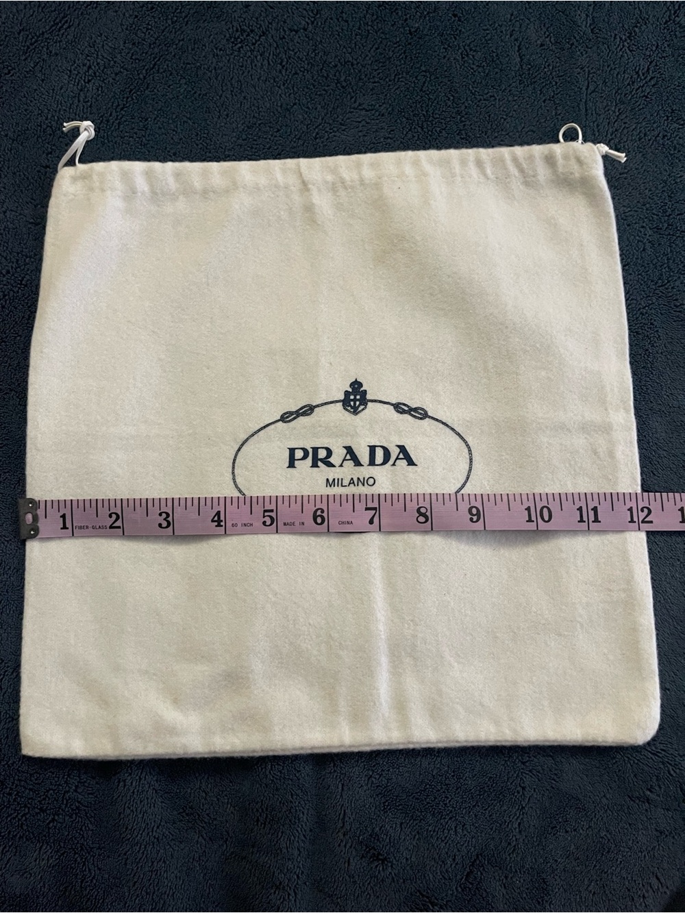 Prada Cream Drawstring Dust Bag - Picture 3 of 3